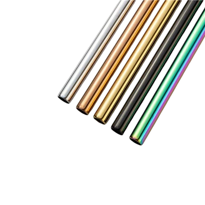 Paslanmaz Çelik Metal İçme Pipetleri